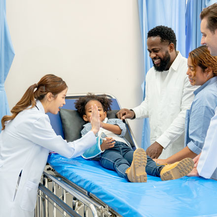 Child With Nurse